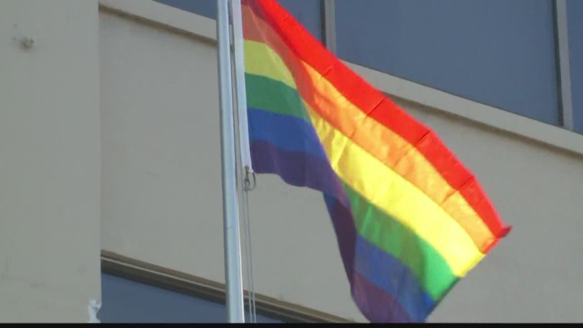 KREM 2's Ryan Simms reports on the pride flag being raised above city hall.