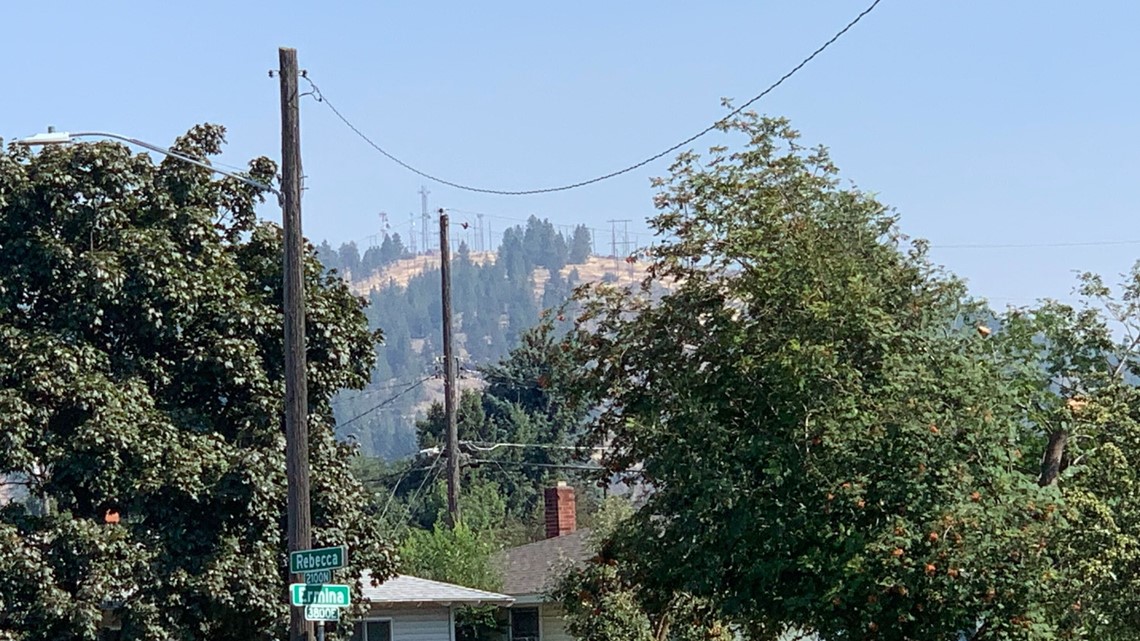 Spokane air quality Wildfires smoke pushes index into moderate