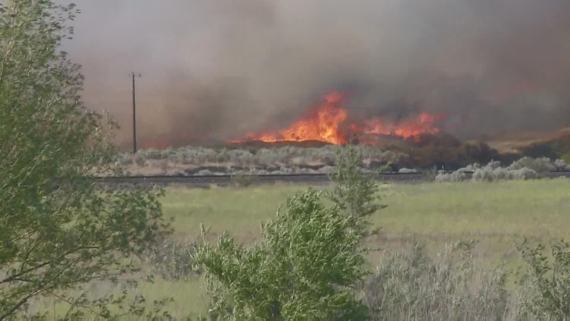 The Grant County Sheriff's Office says they are concerned with Fourth of July weekend coming up, as fireworks could lead to another serious brush fire.