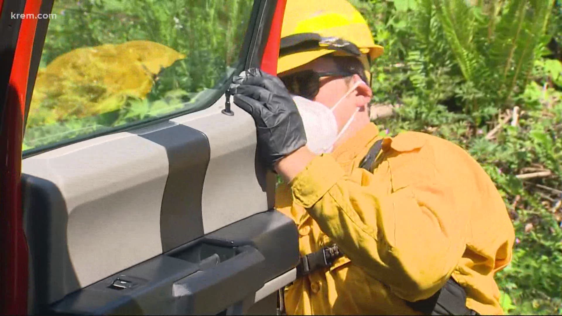 Several firefighters are now quarantining after one of them tested positive for COVID 19 while fighting a wildfire near Tonasket.