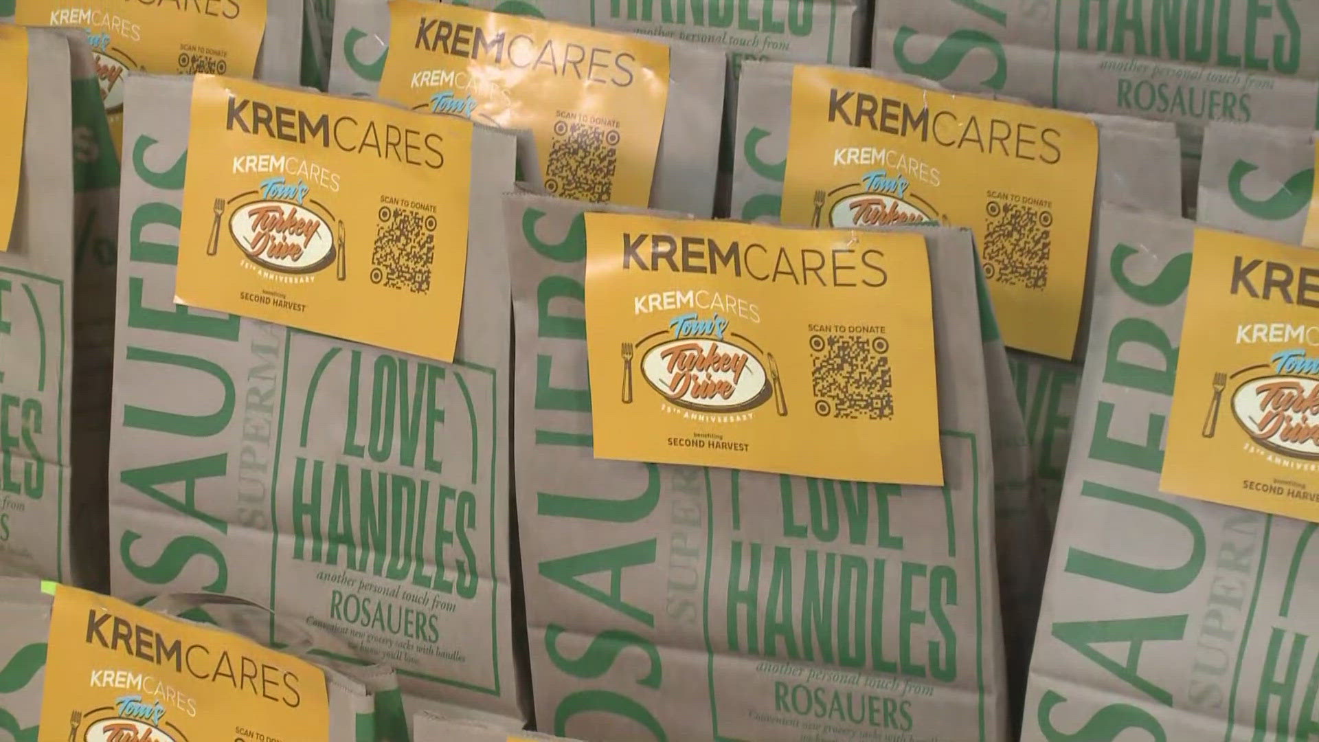 For the 25th anniversary of Tom's Turkey Drive KREM 2 is hoping to feed 8,500 families this Thanksgiving and we need your help!