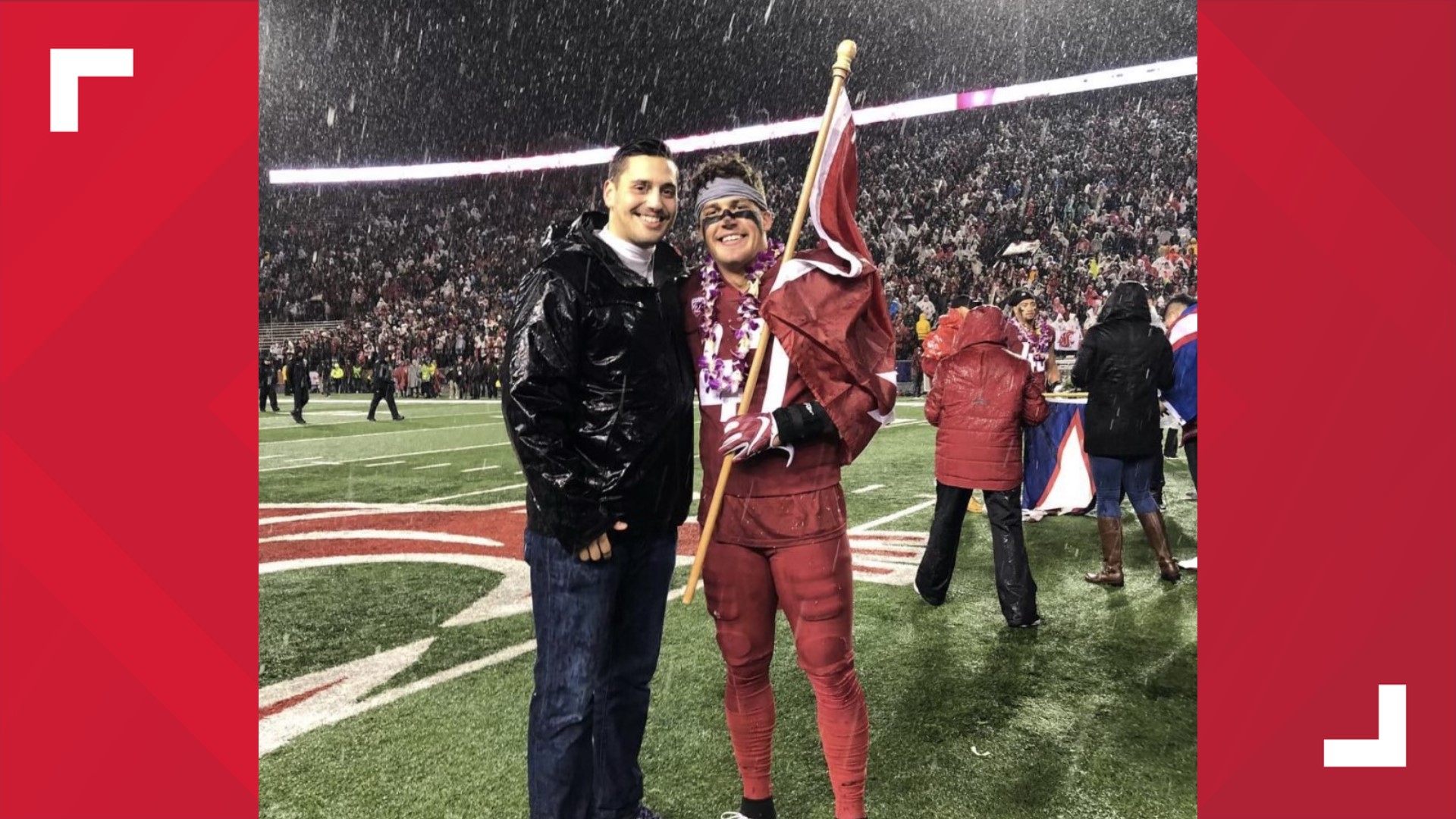 The two brothers played on opposite side of the rivalry. Cooper played for the Huskies until 2012. Peyton's final season with the Cougs was in 2018.