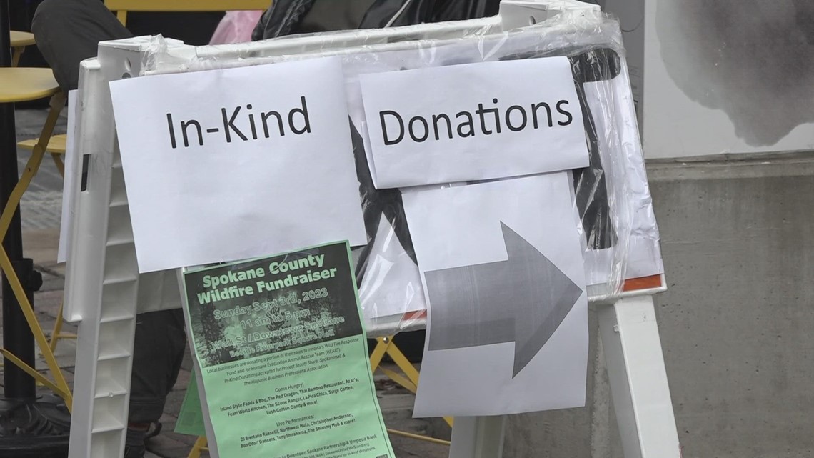 "This is our neighborhood": Fundraiser in downtown Spokane gathers support for wildfire victims - Vimarsana News