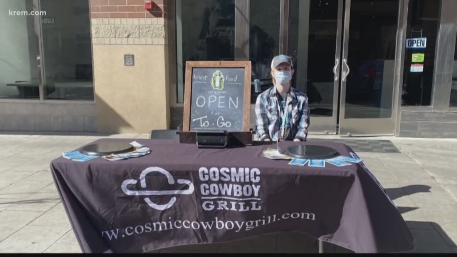 Spokane's Cowboy Cosmic Grill was able to reopen its doors and put its employees back to work with the help of the Payroll Protection Program.