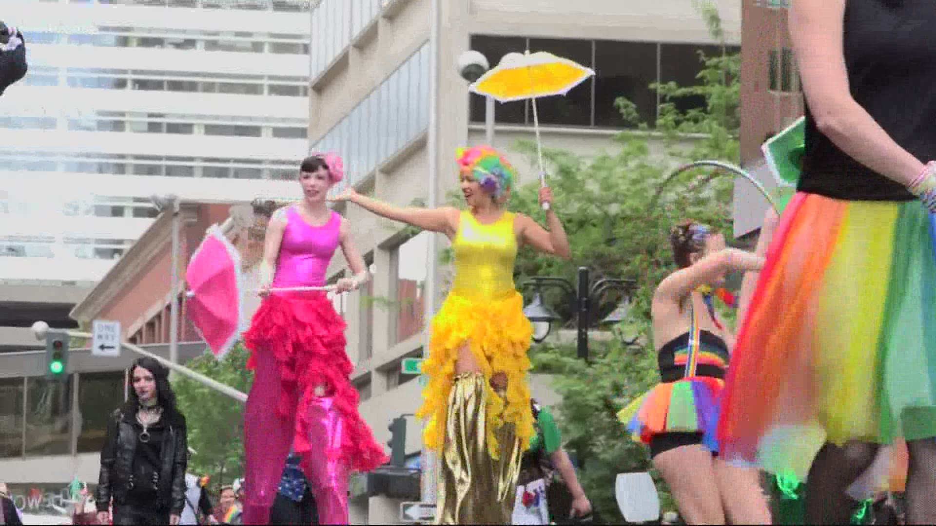Celebrating Pride looked different this year in Spokane due to the coronavirus, but organizers did not let that get their spirits down.