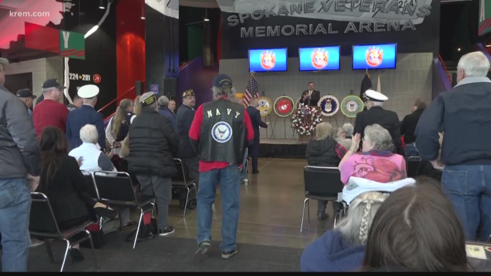 Spokane community honors local military veterans