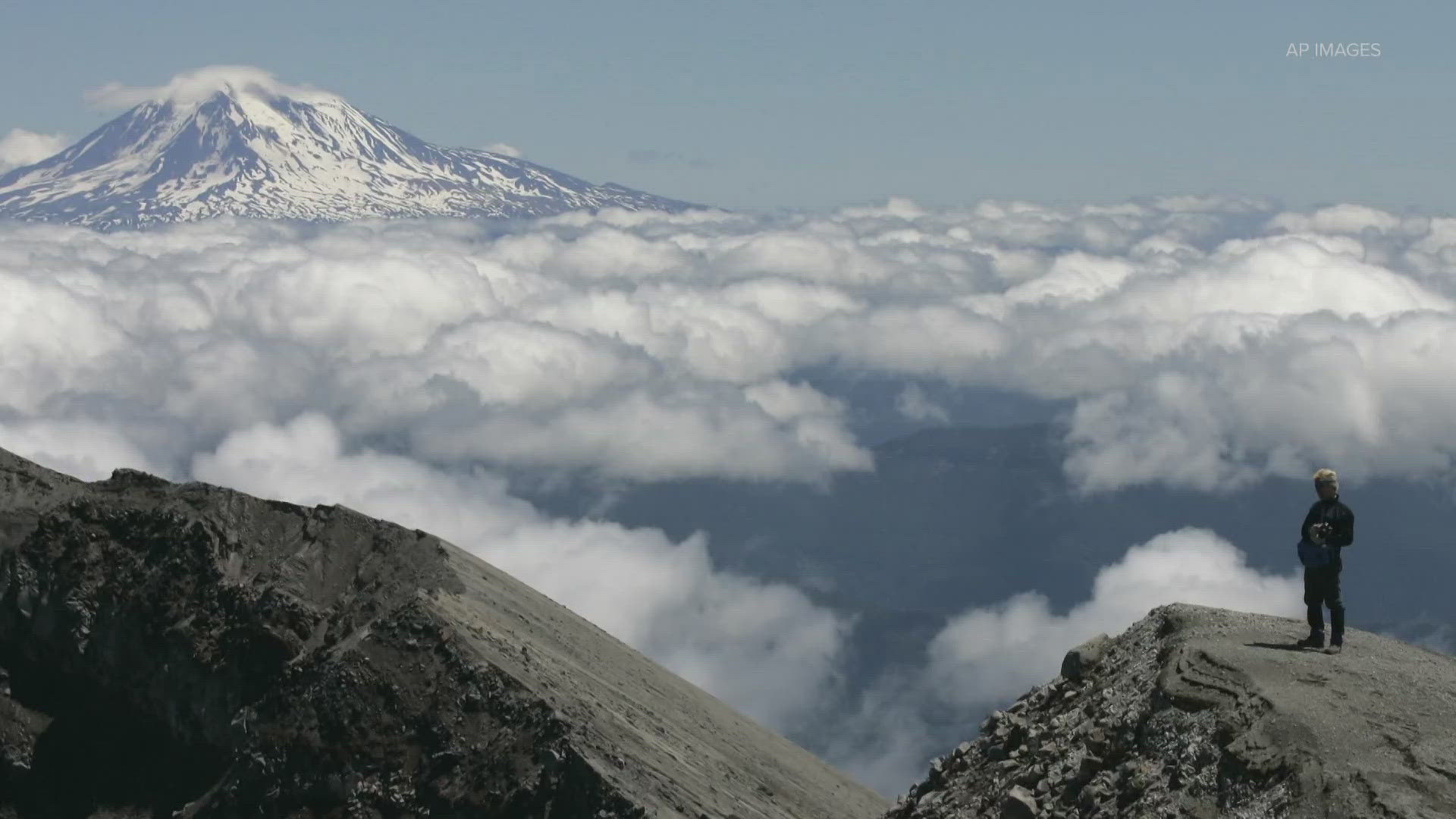 Six earthquakes were detected at the mountain last month.