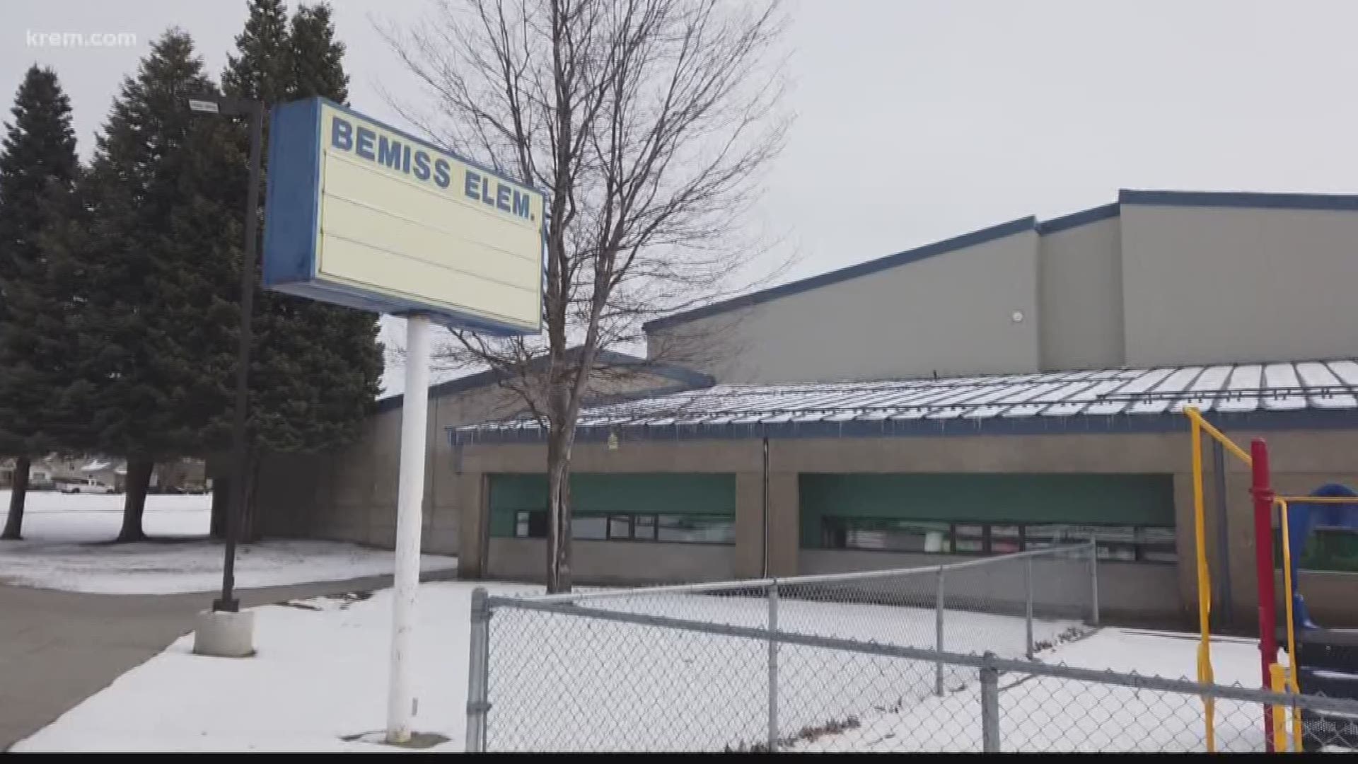 The parent did not enter the school. The Spokane Regional Health District said those that had contact with the parent are at low risk of infection.