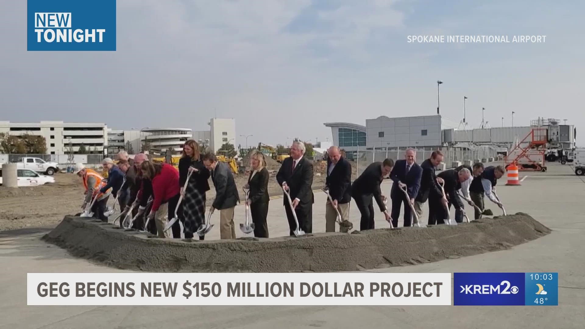 The project, designed to expand Terminal C, will add three new gates and modernize the concourse as a whole.