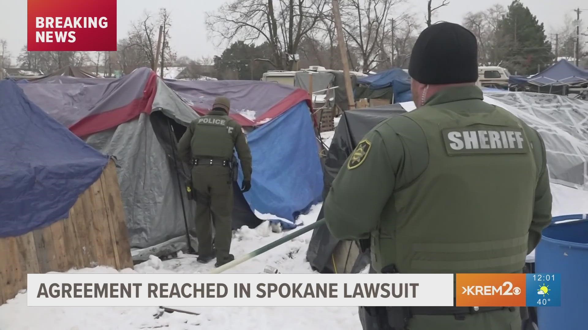 This agreement means that the City of Spokane won't be making an unlawful sweep to clear the encampment. Something Jewels Helping Hands wanted all along.