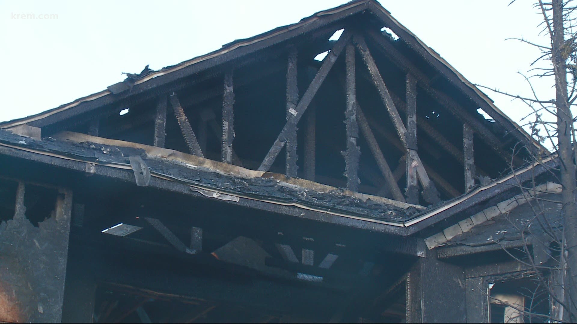 The Spokane Valley Fire Department said the fire took ten minutes to put out and severely damaged two apartments.