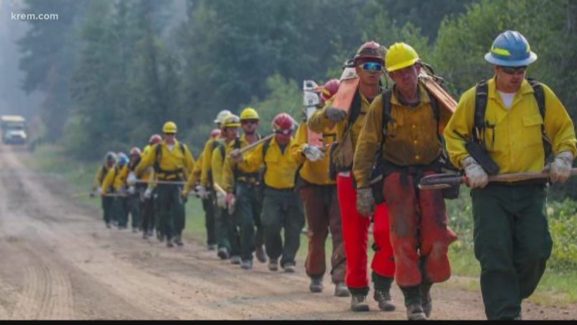 KREM's Brandon Jones spoke with fire crew leaders about how flash flooding hindered progress made on the Williams Flash Fire on the Colville Reservation.