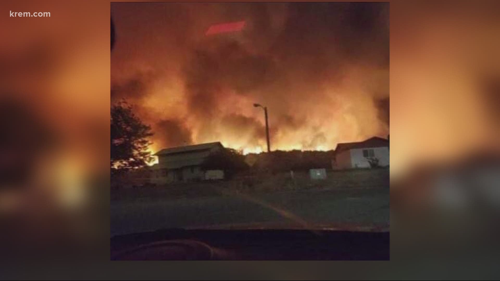 McDonald's home and the homes of two of her neighbors in Malott were lost earlier this week as flames from the fast moving fire approached McDonald's subdivision.