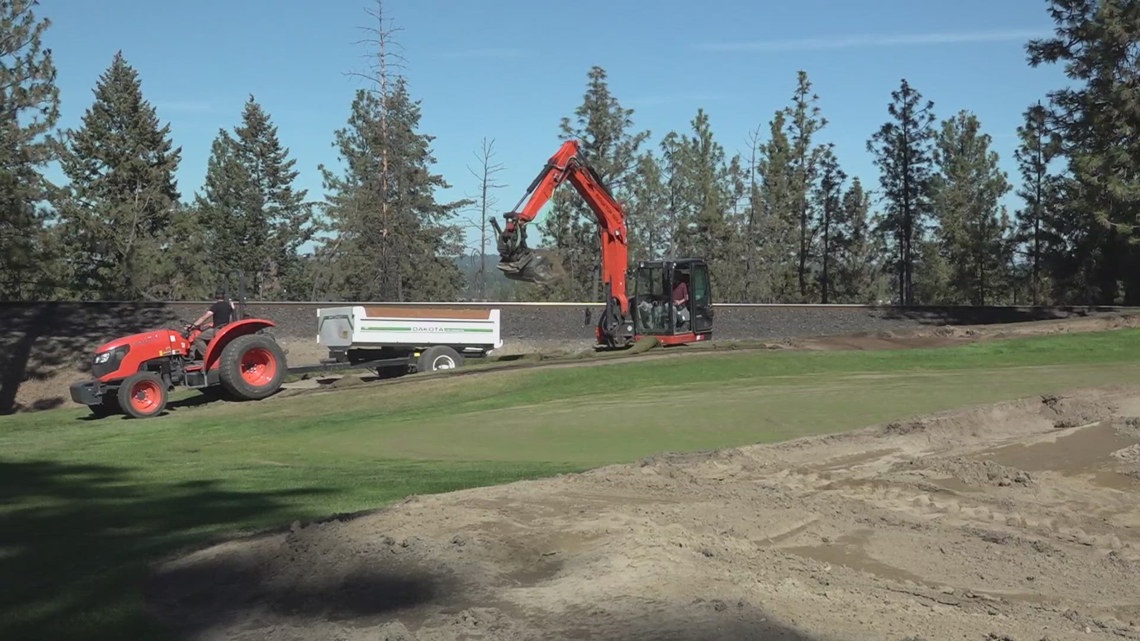 Indian Canyon Golf Course starts renovations on old bunkers | krem.com