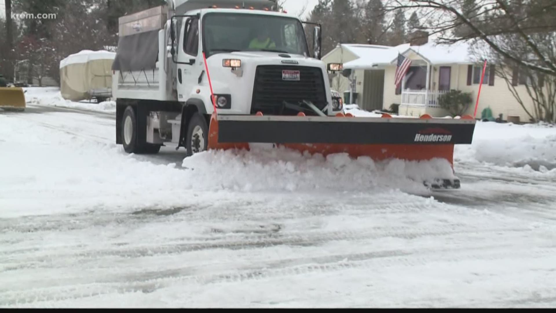 KREM 2 Reporter Taylor Viydo went out to discover why some people in Post Falls are complaining about delays in snow plowing.