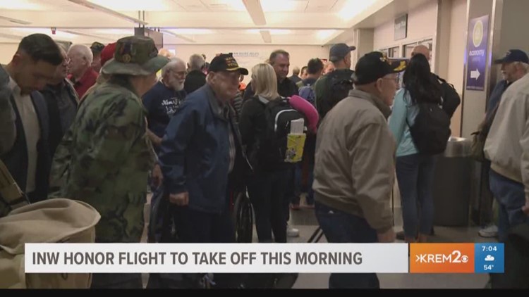 First Honor Flight of 2018 takes off Monday morning (5-7-18)