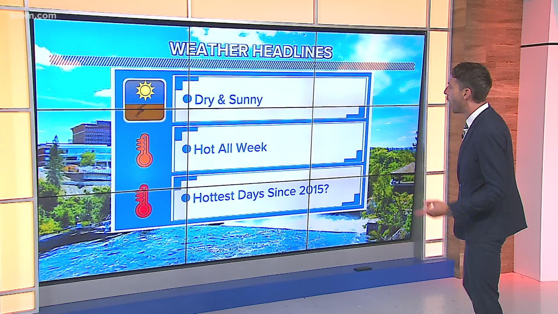 Morning weather on Up With Krem June 21, 2021