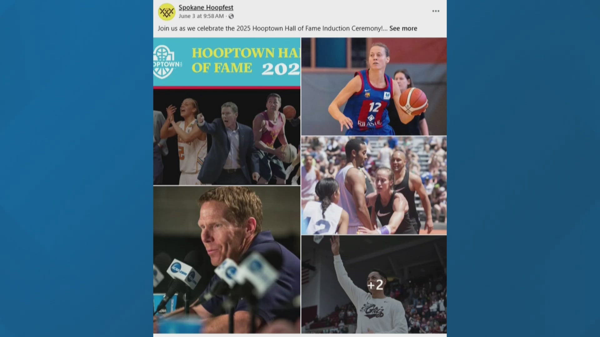 Spokane is getting ready to celebrate basketball legends at the 2025 Hooptown Hall of Fame Induction Ceremony on June 25.