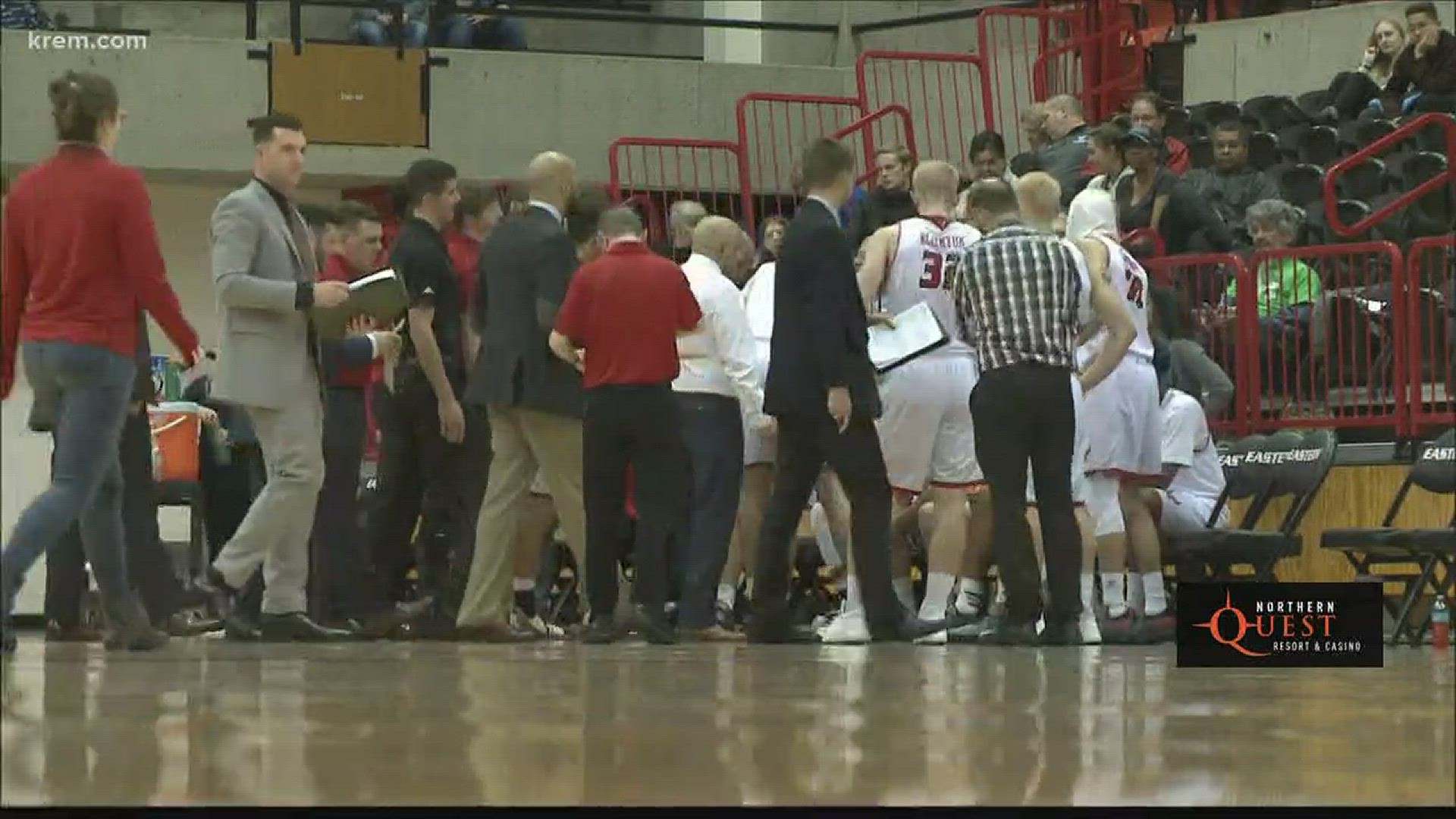 Eastern Washington played its first game at home in more than a month and took care of business easily against CSUN.