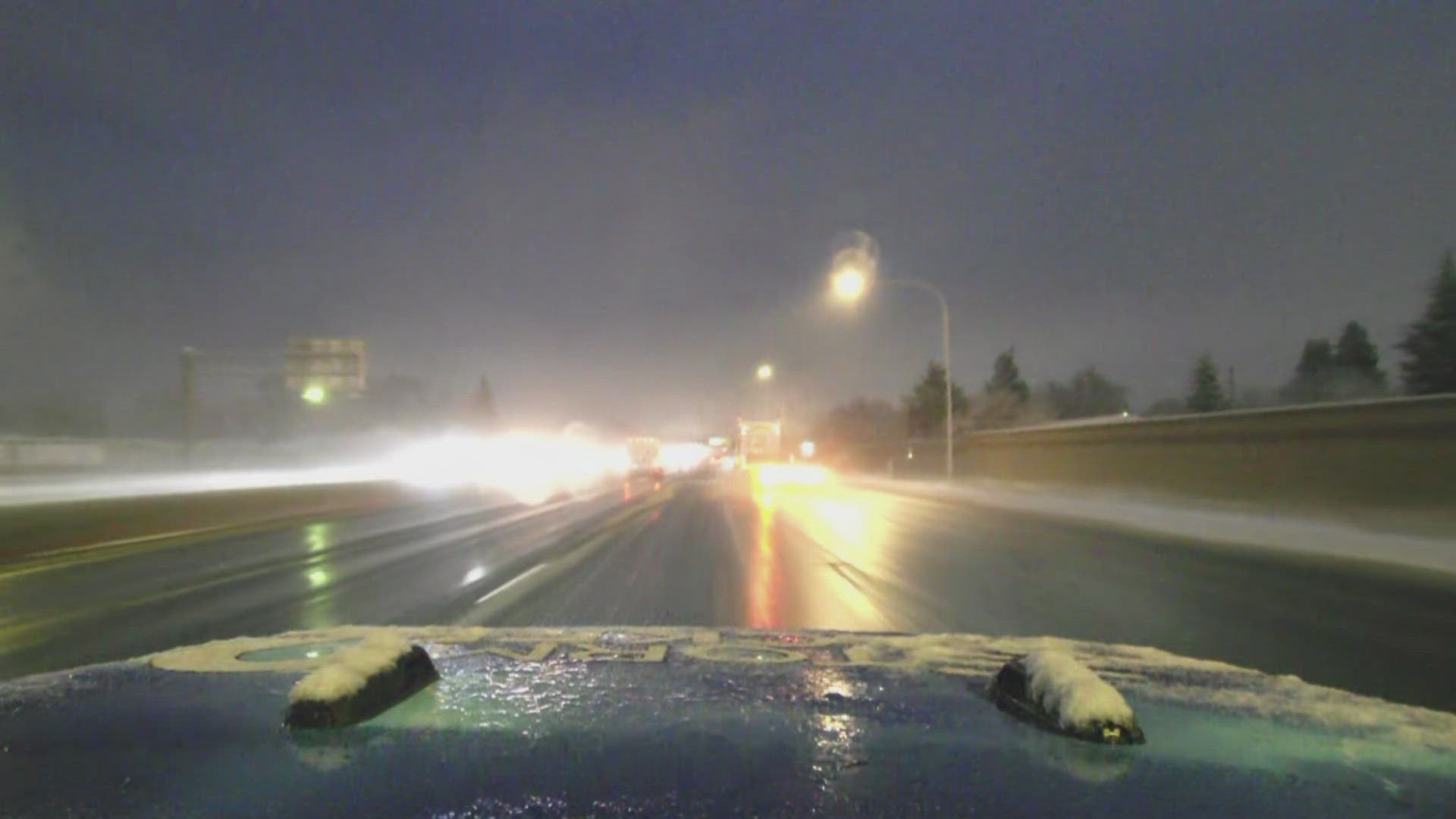 Latest road conditions on I-90 heading toward Spokane Valley | krem.com