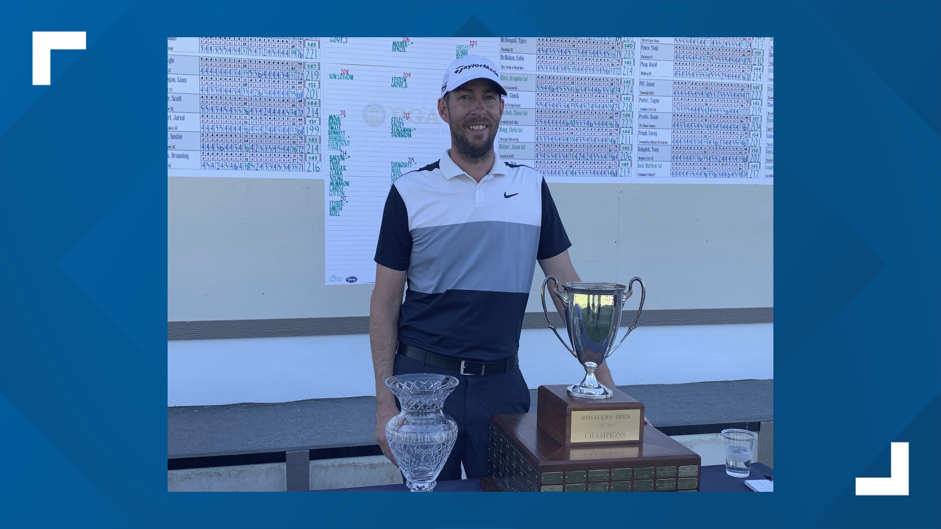 Scott Erdmann from Oswego Lake shot nine under par in the final round to get into the playoff and then win the title.
