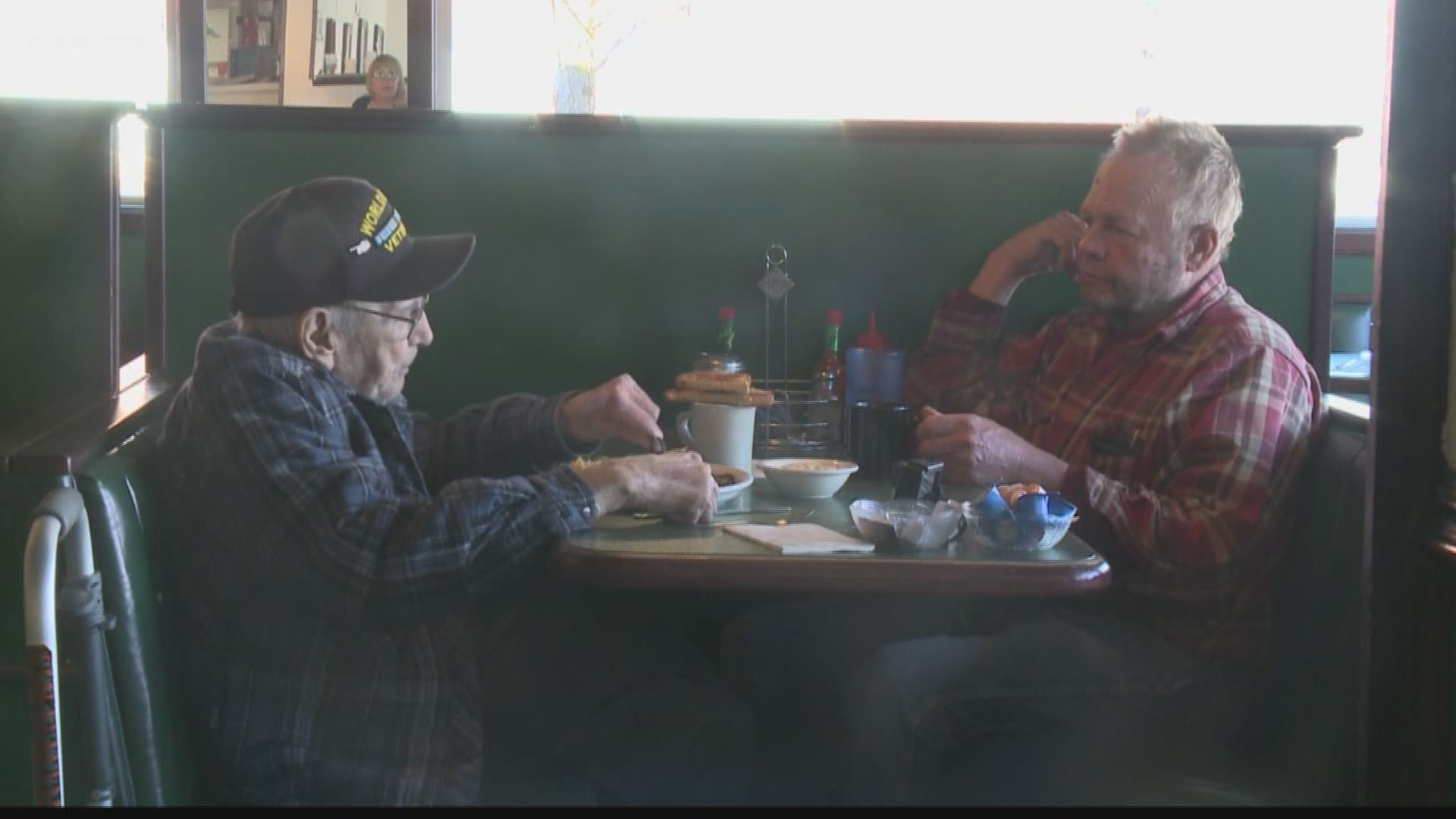 According to staff at Dueling Irons, paying for Rankin's breakfast has become somewhat of a tradition among regulars.