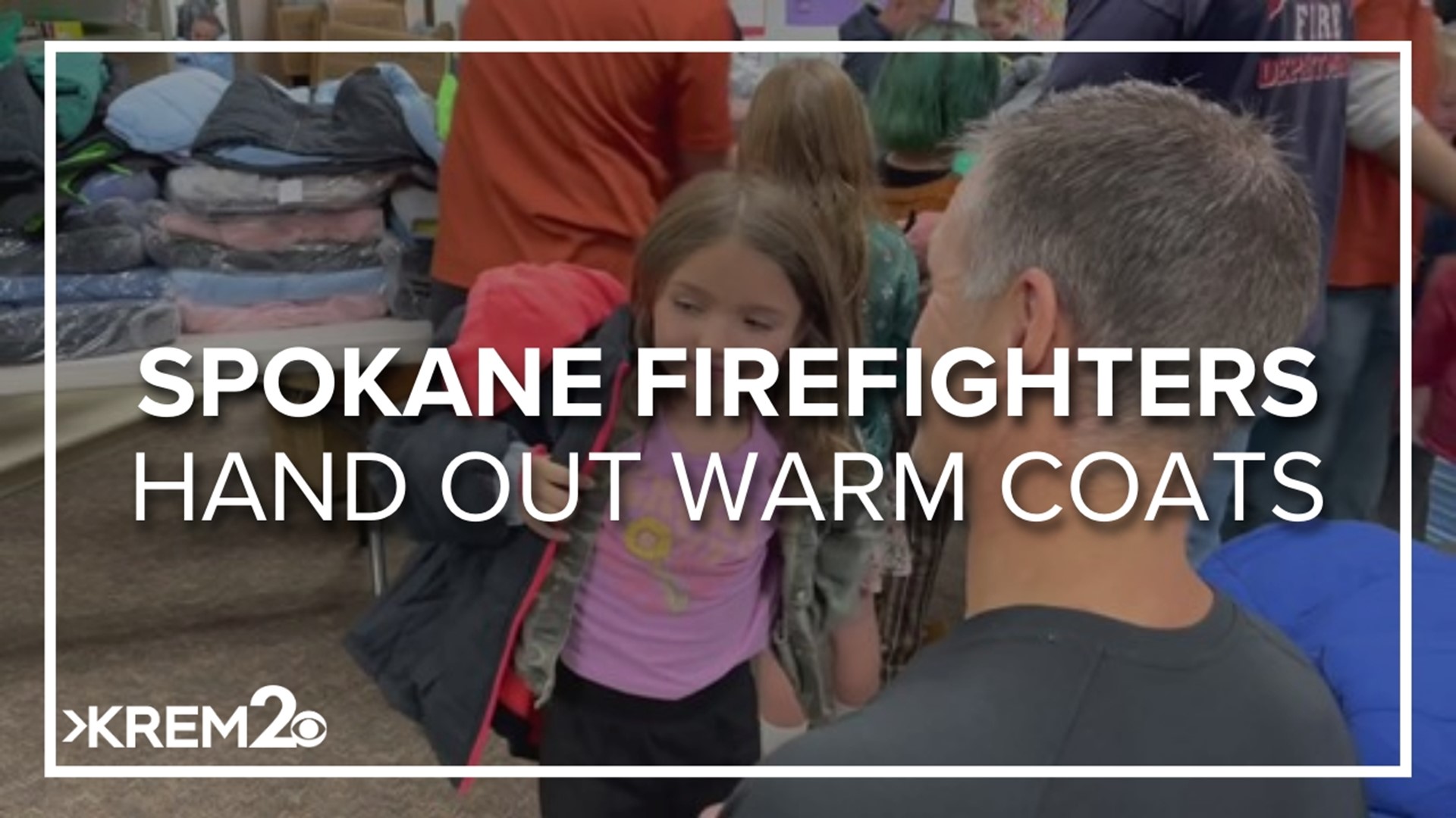 Over the last 10 years the Spokane Firefighters have donated thousands of warm coats to children in need.