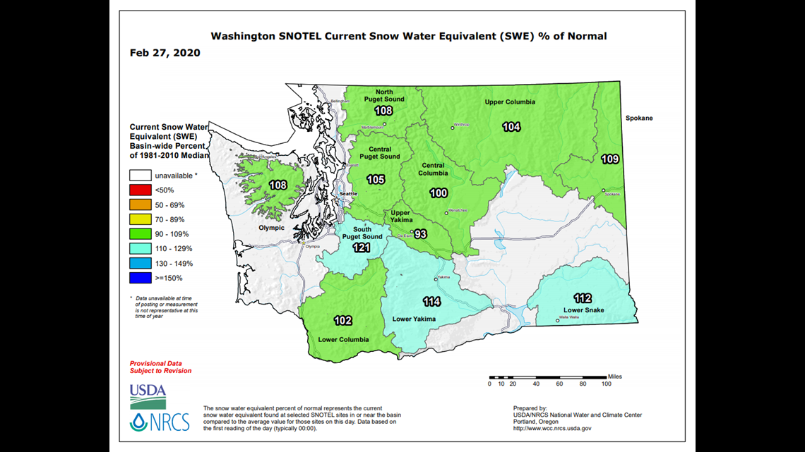 March outlook: Drought developing in Washington | krem.com