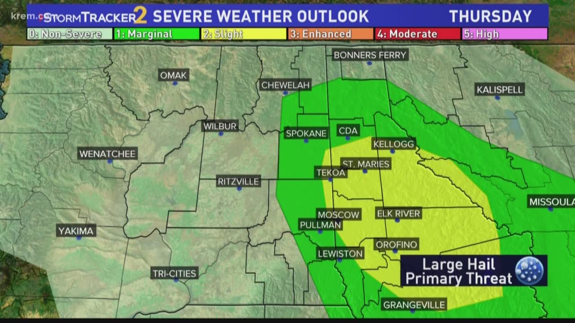 The Inland Northwest saw it's first batch of severe storms for the year on Thursday. For our area - this is normal to see strong storms in the Spring and Summer