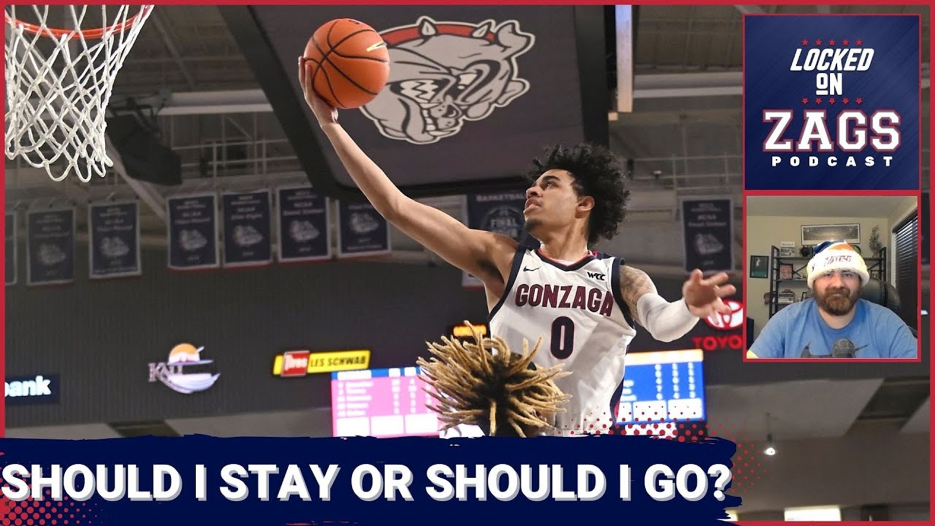 Gonzaga Bulldogs forward Julian Strawther will eventually be an NBA player. We discuss Strawther's season so far and whether we think he will depart for the NBA.