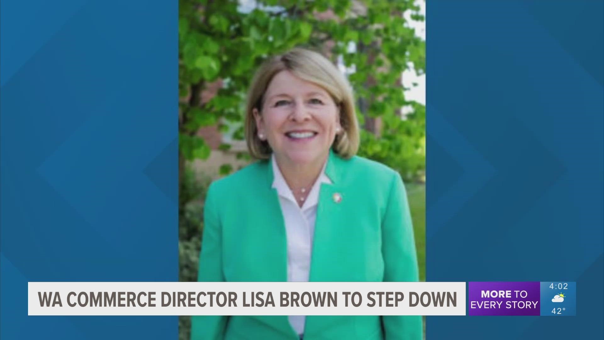 Brown will remain in her role until March 3, 2023.