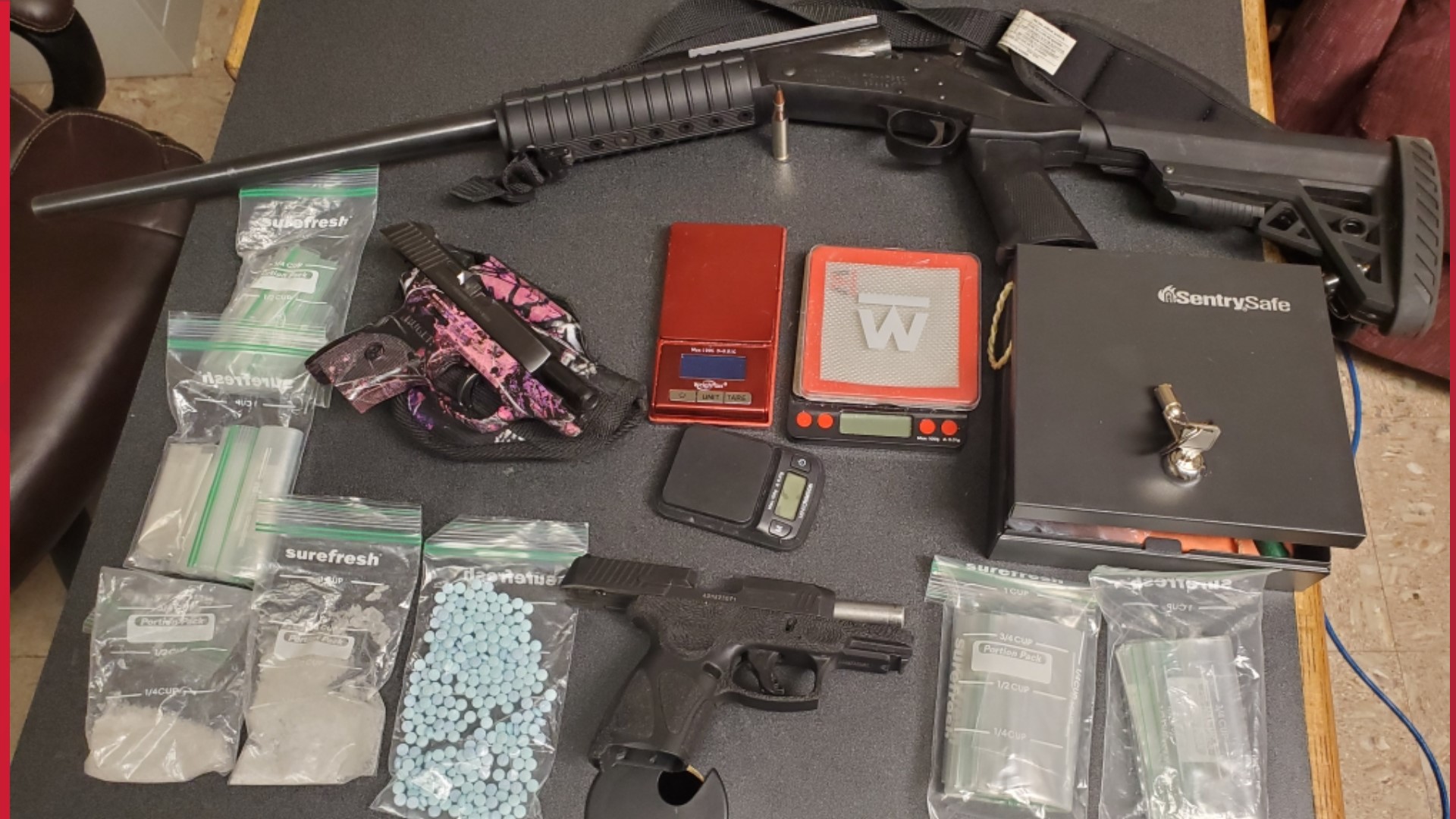Spokane man arrested with drugs and stolen guns | krem.com
