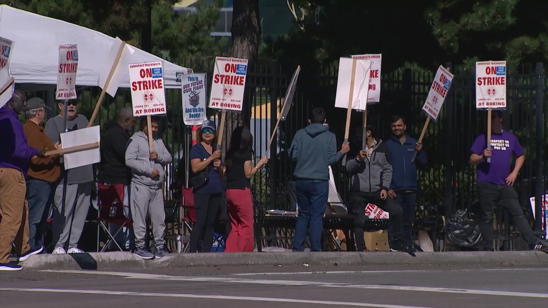 The loss of health benefits will last until the strike ends or when they go back to work.