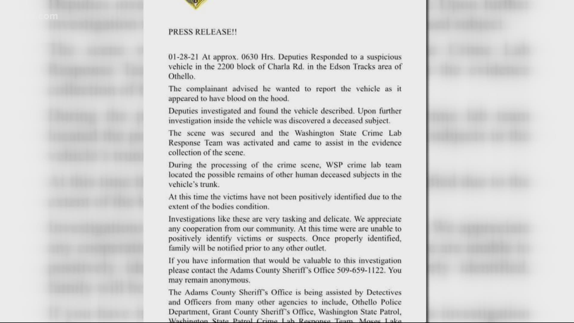 Mauricio Nava-Garibay, 28, admitted to killing the two women and dismembering them, according to court documents obtained by KREM.