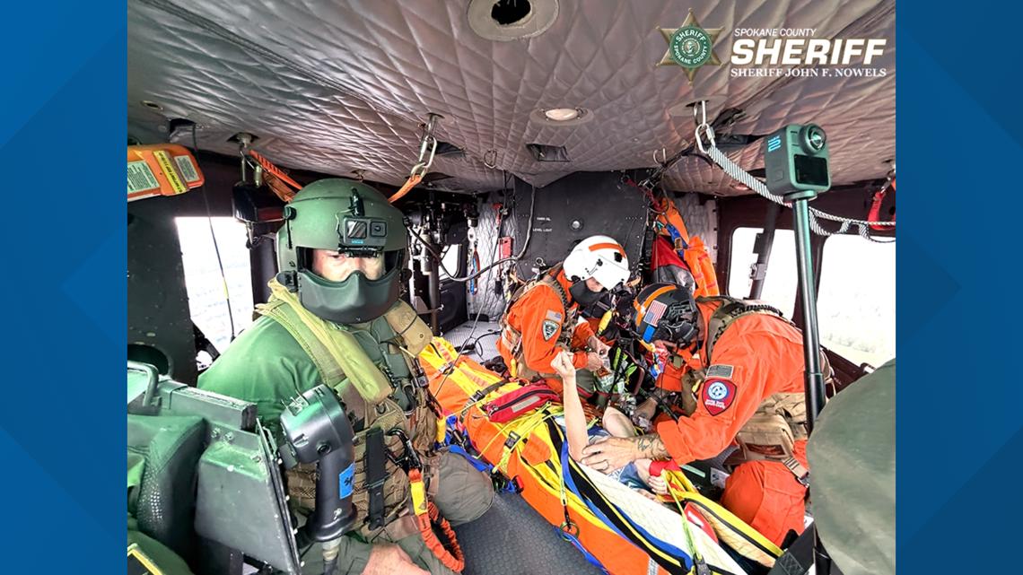 Successful air rescue saves North Idaho hiker