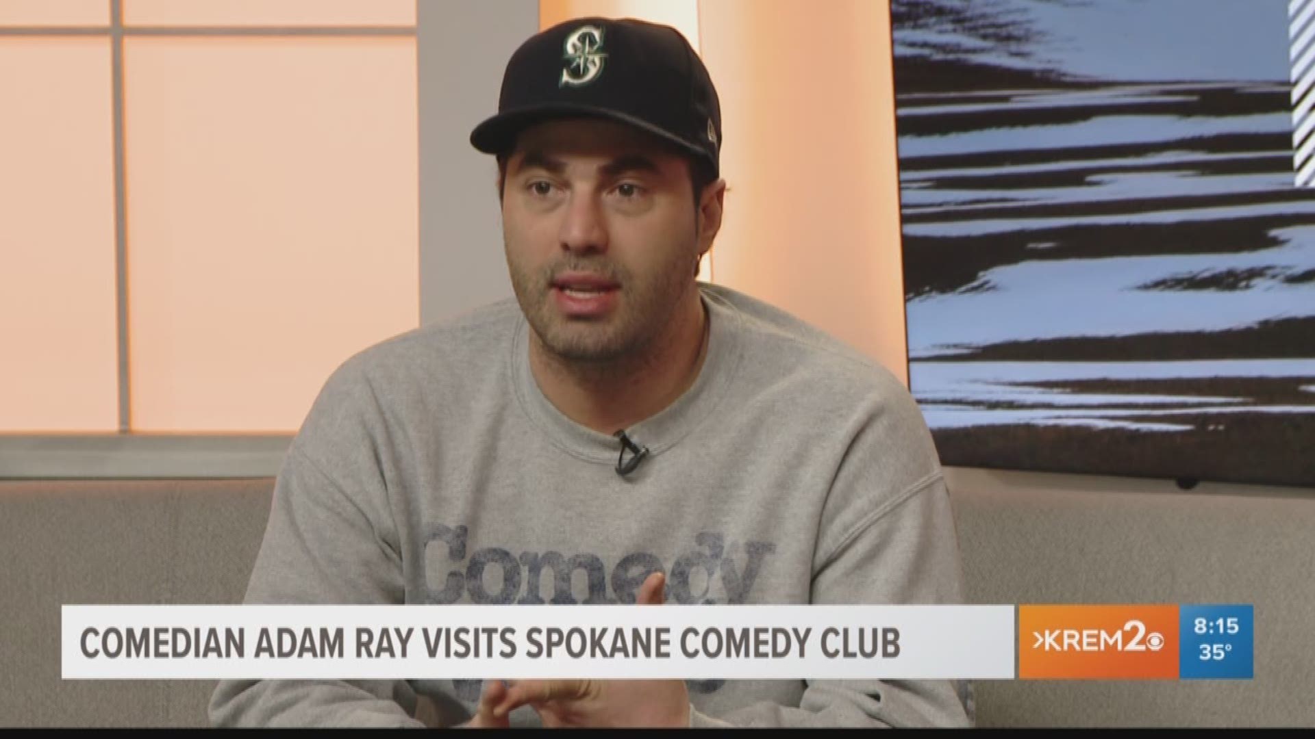 KREM's Brittany Bailey and Jen York chat with comedian Adam Ray about his upcoming shows at Spokane Comedy Club.