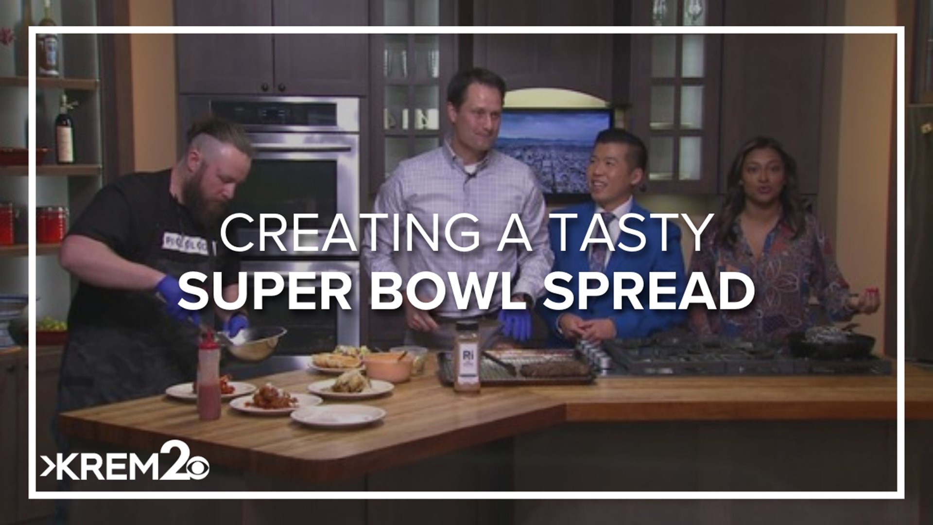 Chef Tyler Shales and CEO of Rosauers, Cliff Rigsbee finished off an incredibly easy recipe you can make for family and friends during the Super Bowl