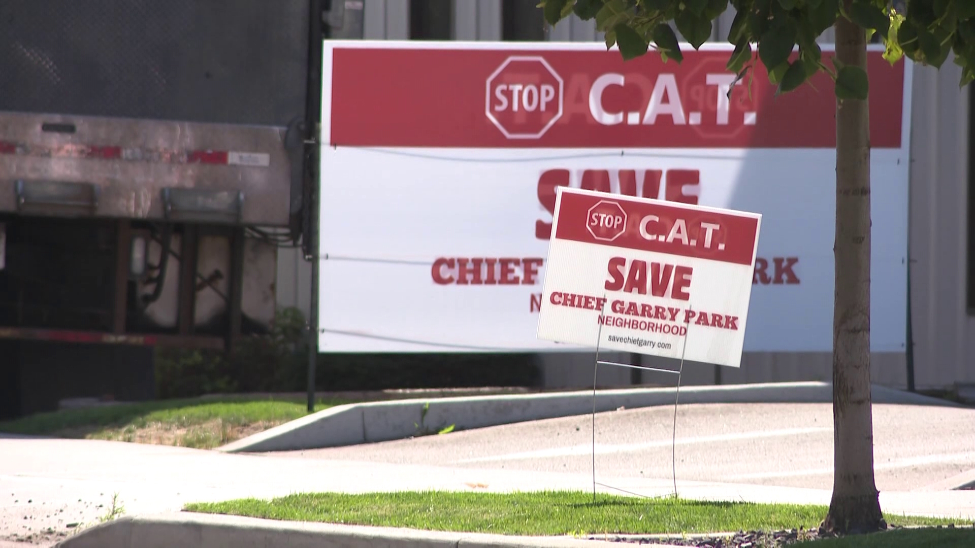 A coalition of Chief Garry businesses and neighbors are petitioning to stop the relocation from happening.