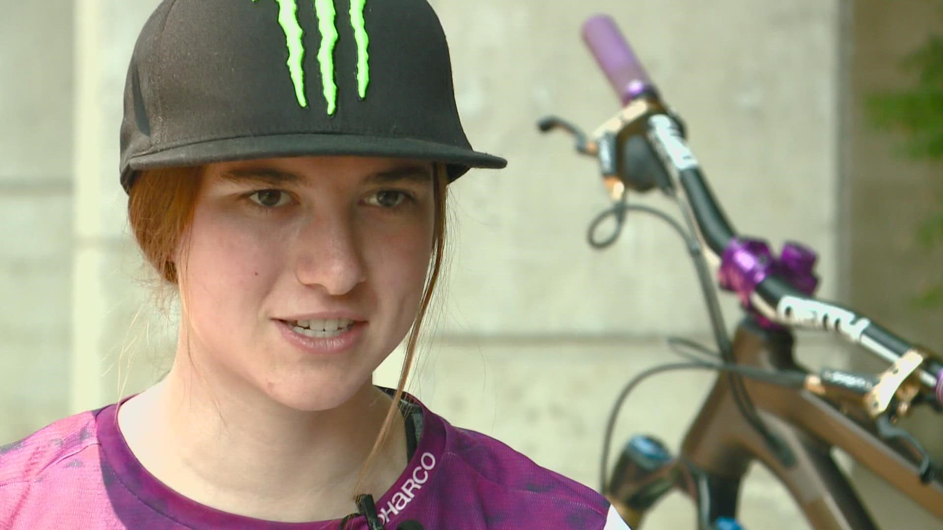 Hayden s Ella Erickson selected to represent Team USA in downhill mountain biking championships