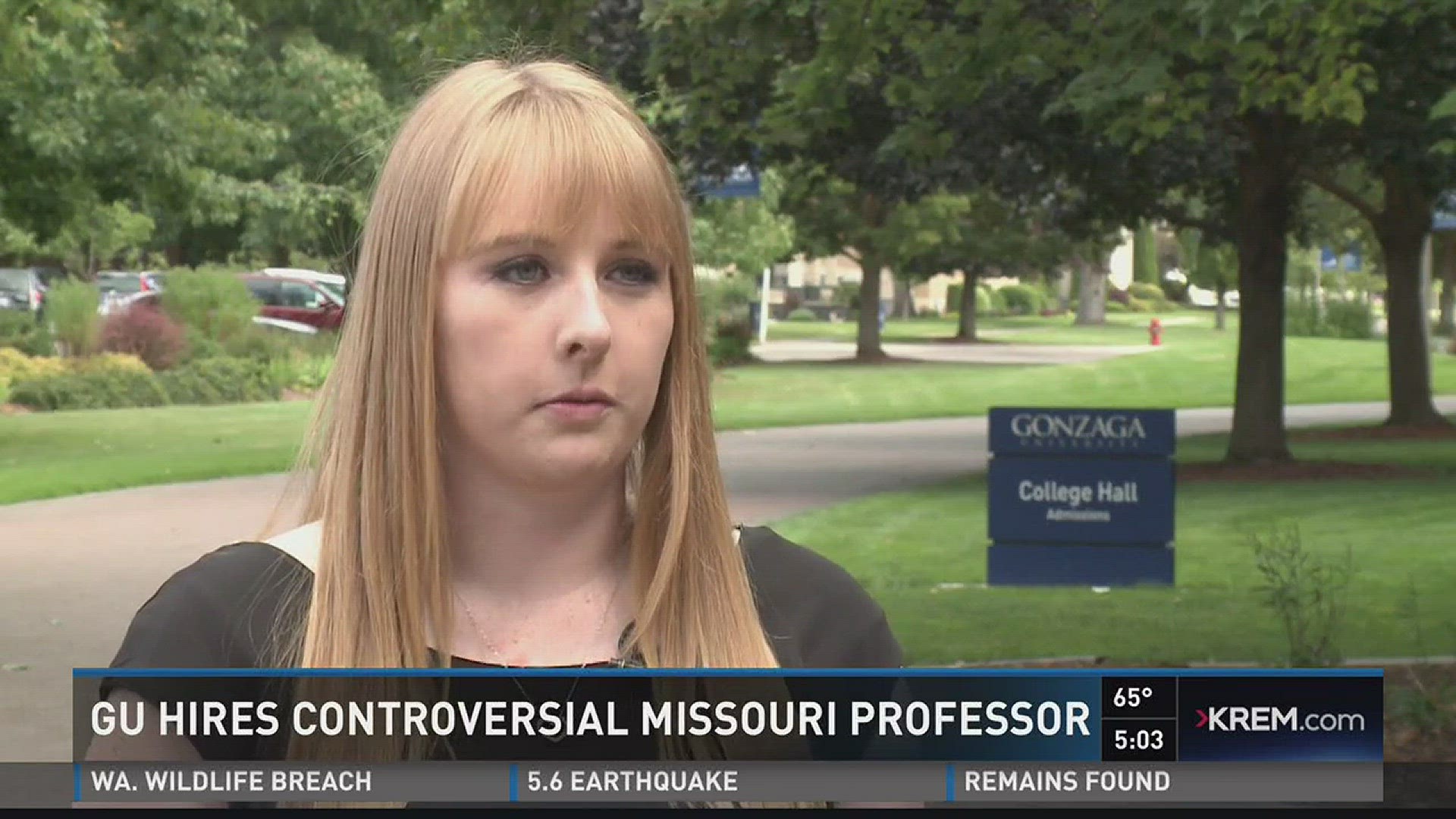 Gonzaga students are reacting to the new hire of former University of Missouri professor Melissa Click.