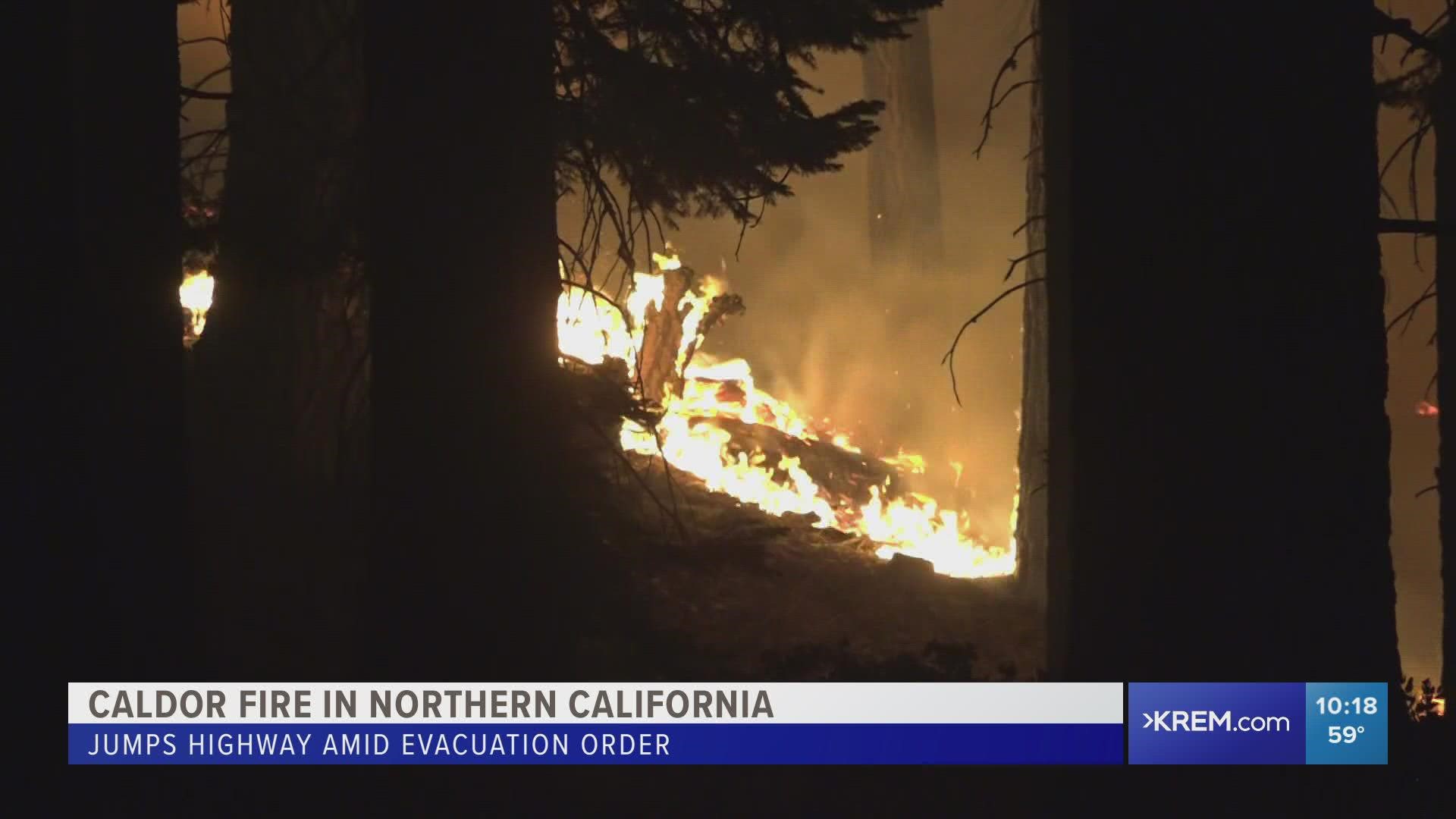 KREM 2's Joshua Robinson and Jeff Bollinger are covering the fire in South Lake Tahoe.
