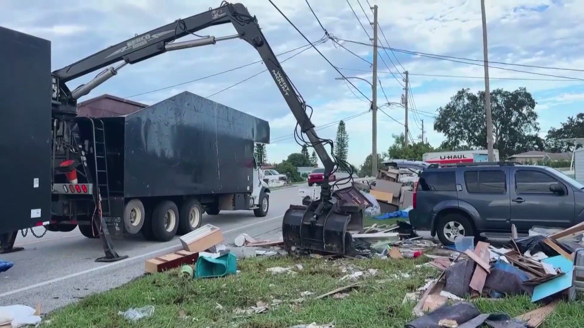 The Category 5 hurricane is expected to hit Tampa Bay area late Wednesday or very early Thursday. Debris from Hurricane Helene could make the surge more destructive.