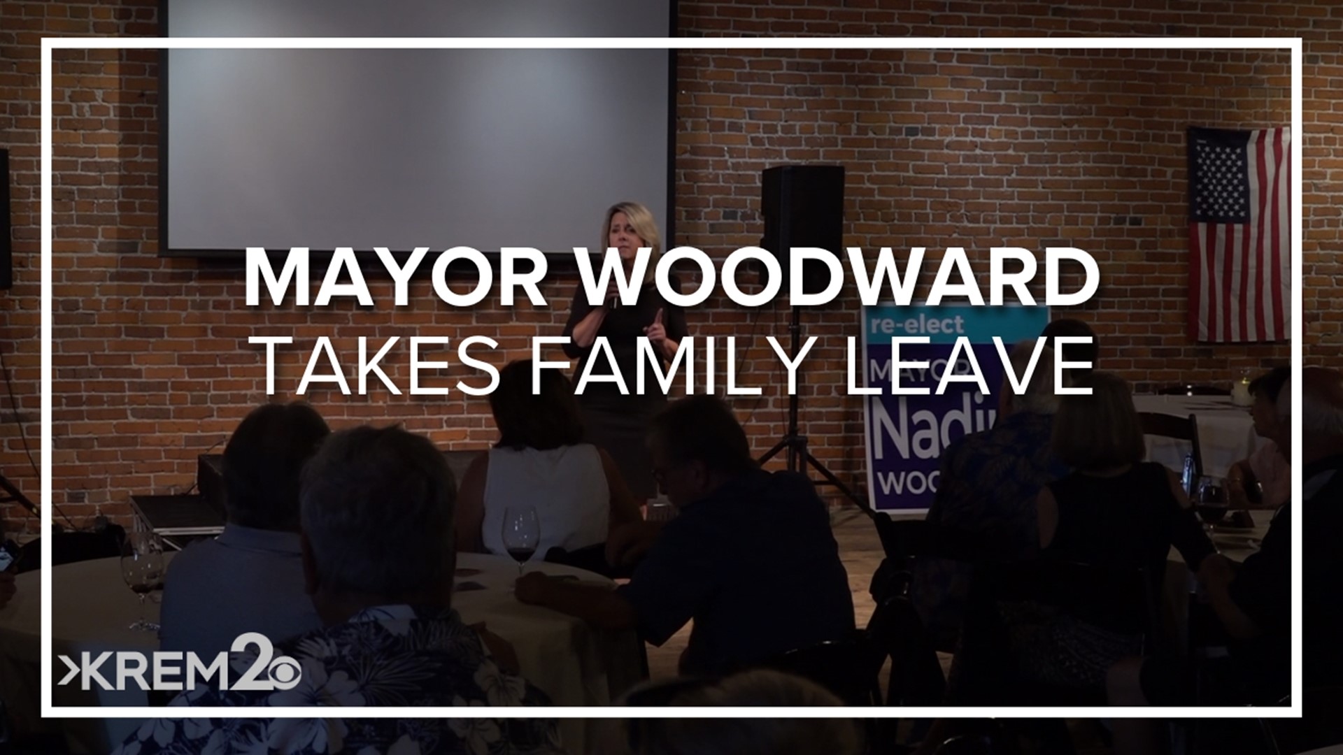 Mayor Woodward's family leave goes through Sunday. The mayors staff shared that family is the most important at the end of the day.