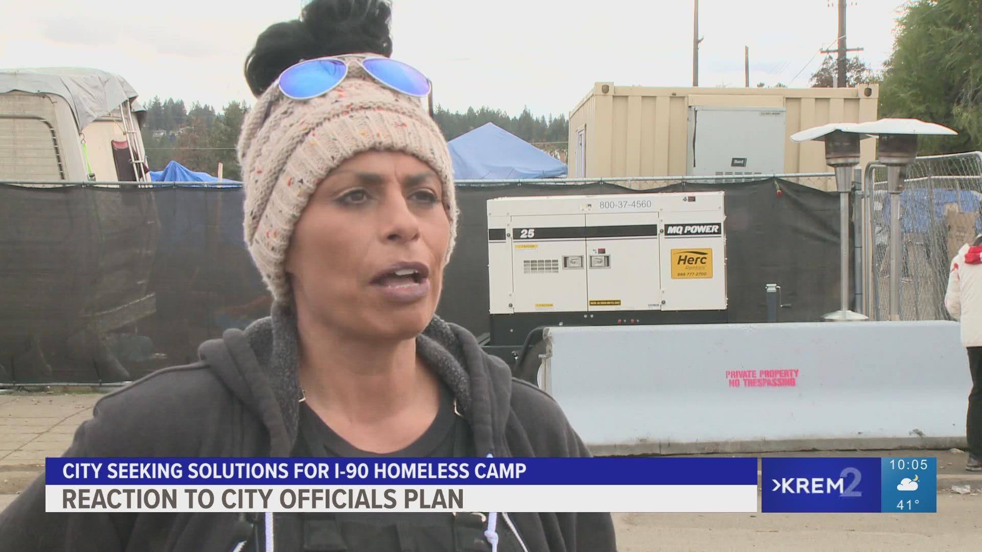 Jewels Founder Julie Garcia says people at the camp are nervous and on edge as the clearing date nears.