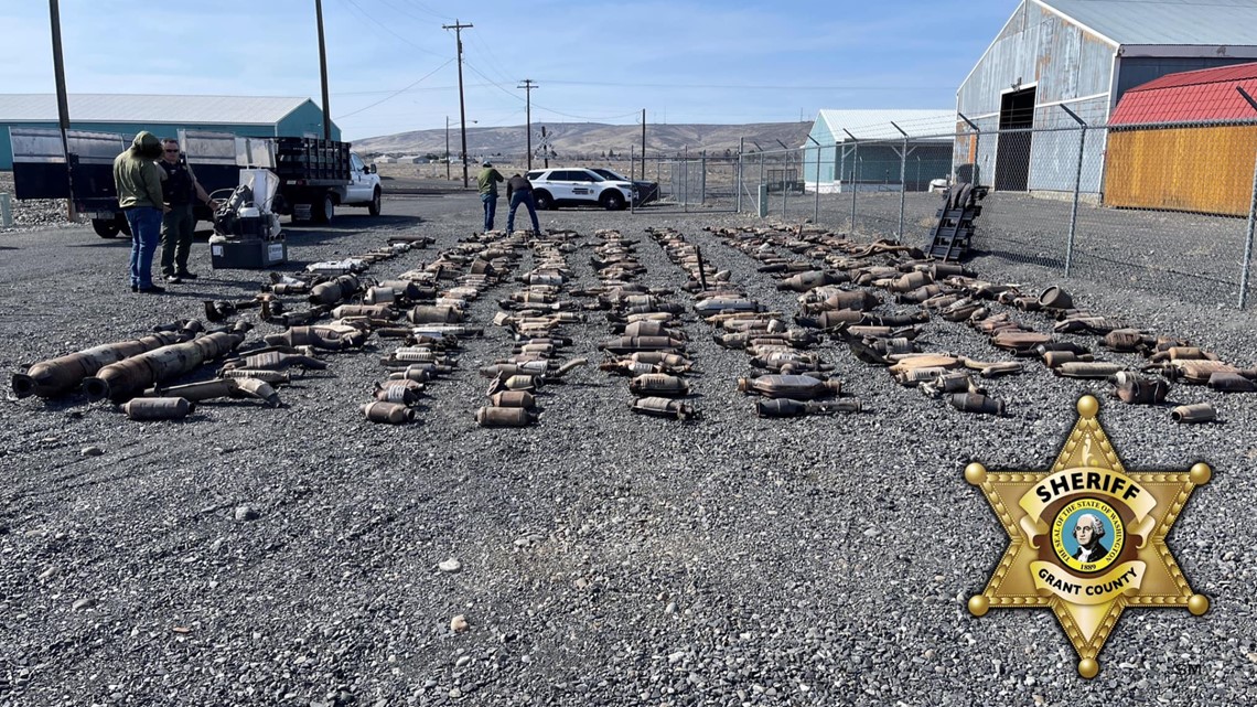 533 catalytic converters seized in west central Washington