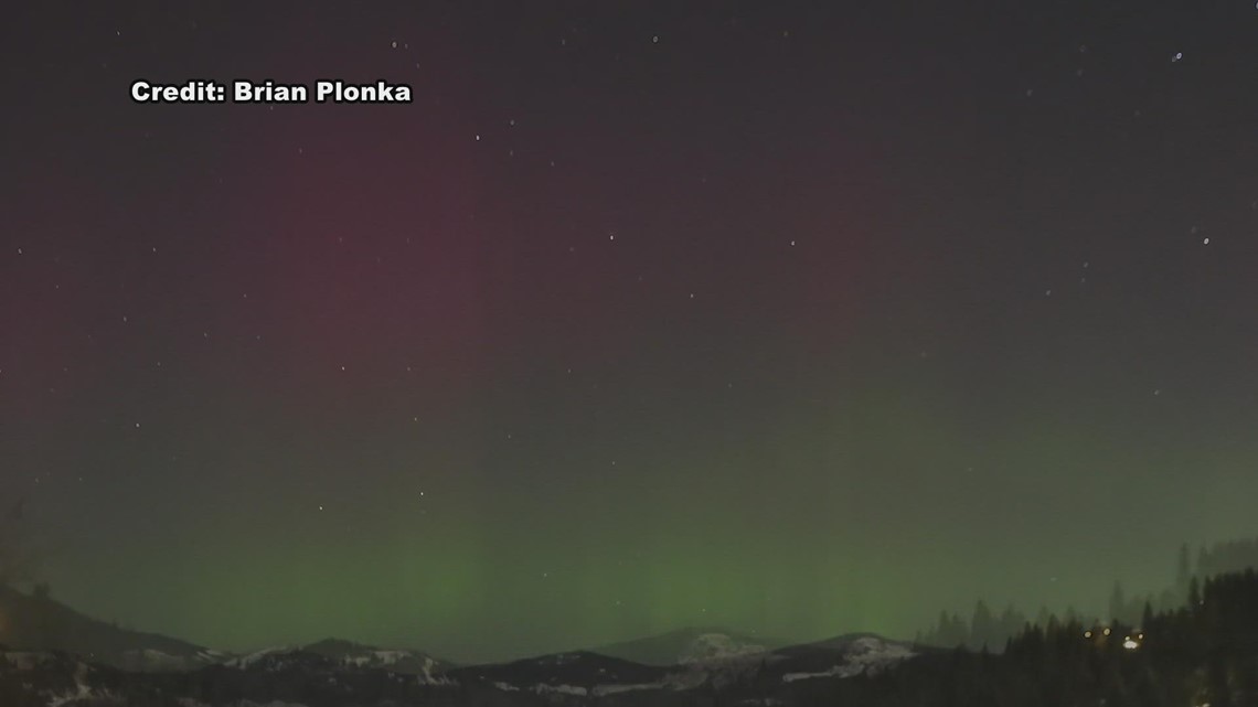 Northern Lights over Idaho