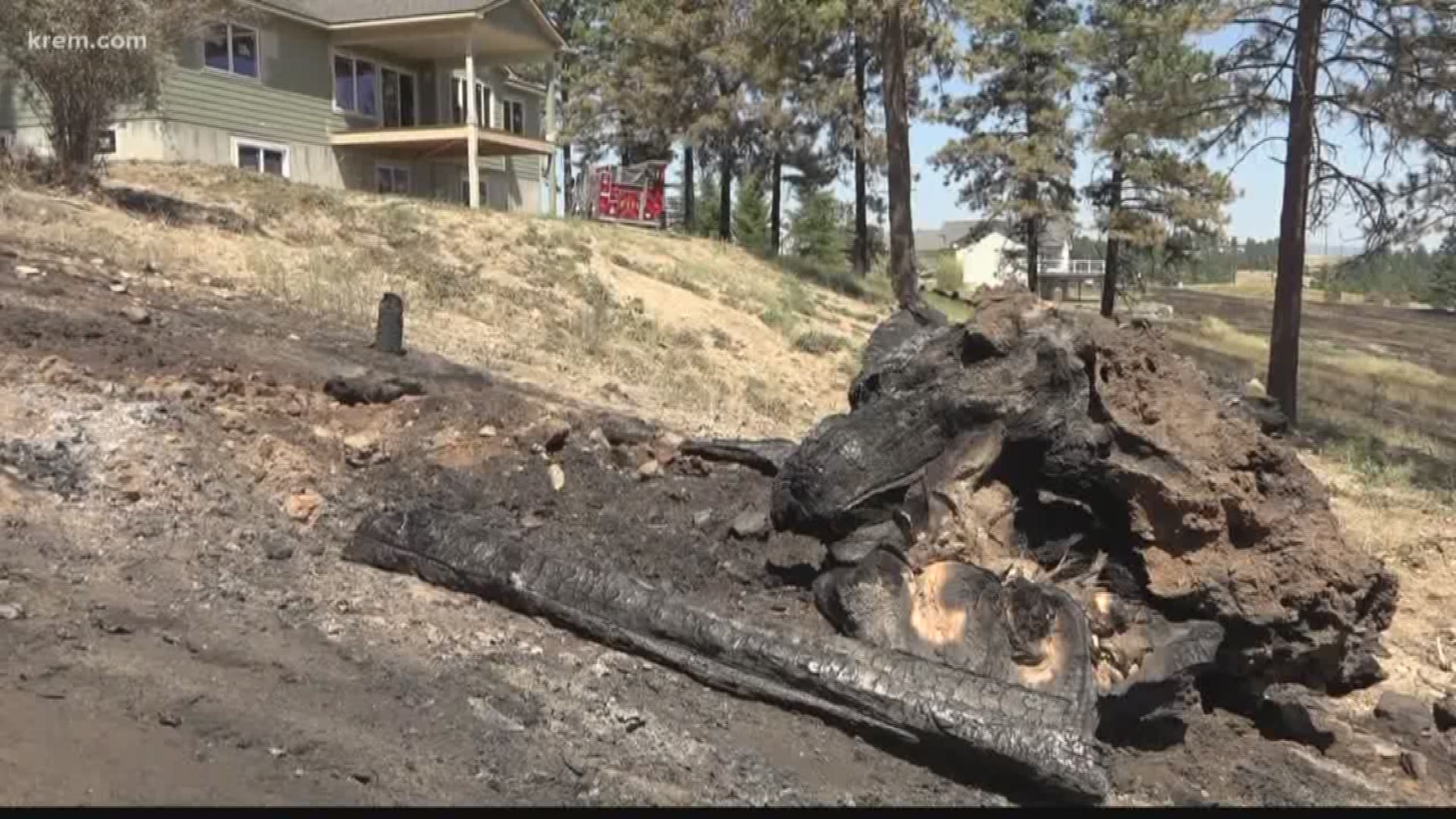 Three homes that were under level 3 evacuations untouched by flames from Upriver Beacon Fire