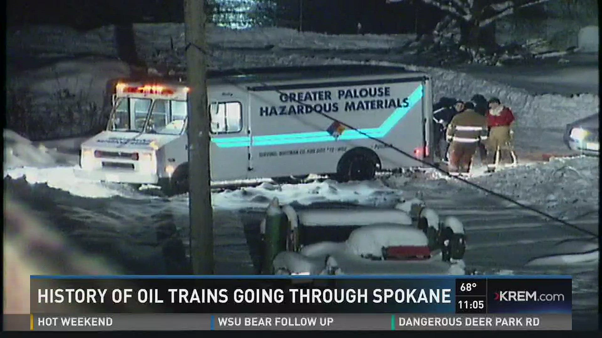 Oil train derailments rare in Spokane area