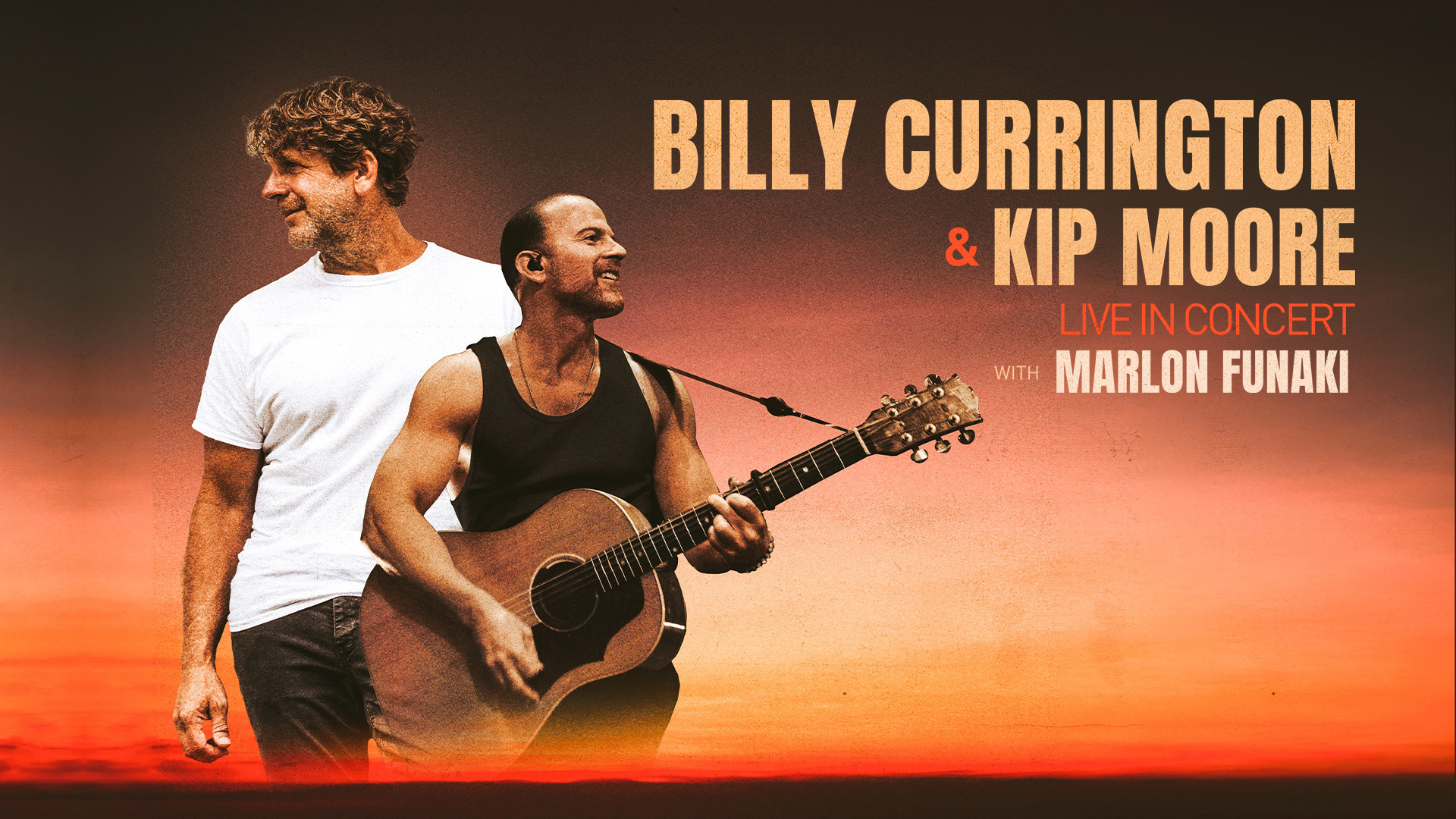 Win tickets to Billy Currington & Kip Moore with Marlon Funaki! | krem.com