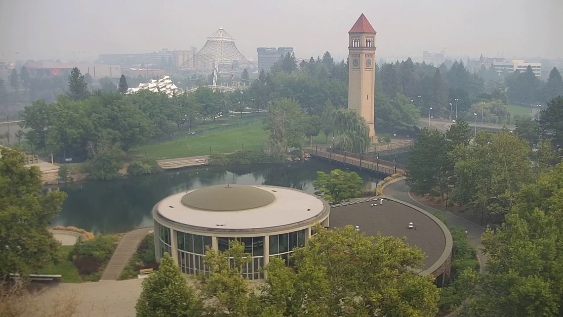 Here is the current air quality index in Spokane